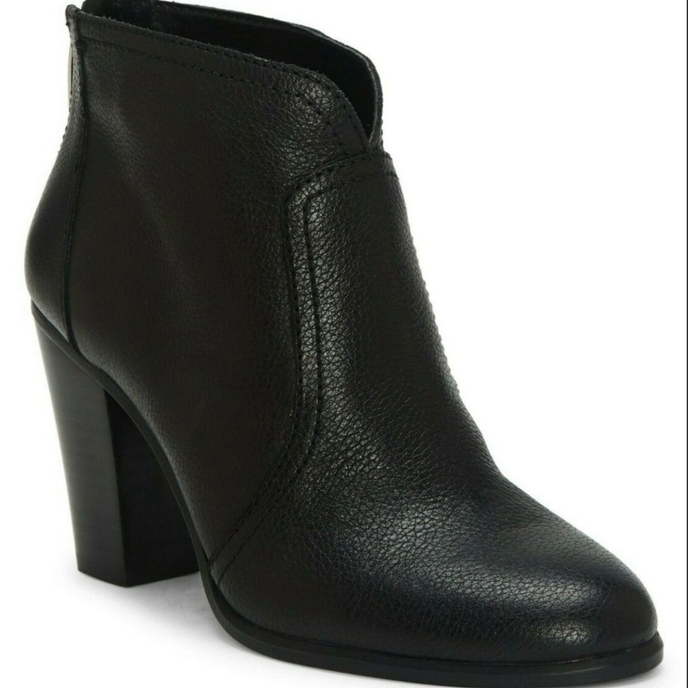 Vince Camuto: the Fralina Leather Block Heel Booties